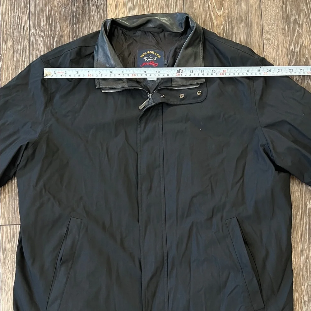 Paul & Shark Yachting Storm System Black Zip Up Jacket Mens Large Made In Italy